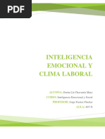 Inteligencia Emocional y Clima Laboral
