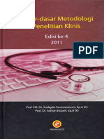 Dasar-Dasar Metodologi Penelitian Klinis Edisi Ke-4 PDF