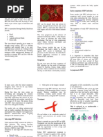 Hiv Brochure | PDF | Hiv/Aids | Infection