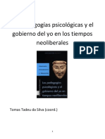 Tadeus Da Silva - Las Pedagogias Psicologicas y El Gobierno Del Yo (Libro)