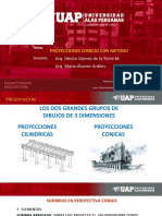 Dibujo Arquitectonico 3 Proyecciones Conicascon Metodo SOMBRAS