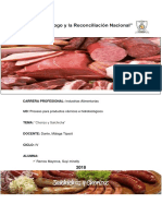 Informe de Chorizo Salchicha