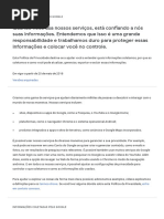 Google Privacy Policy Pt-BR