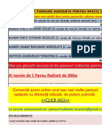 Calculator Necesar Panouri Radiante Rezidentiale