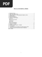 Manual for Writing a Thesis