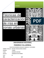 Tecnicas de Caracterizacion de RR - Ss en Zonas Urbanas - T.6 - IS - 20.07.2017