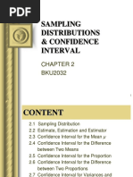 Sampling Distributions & Confidence Interval