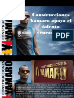 Armando Iachini - Construcciones Yamaro Apoya El Talento Venezolano