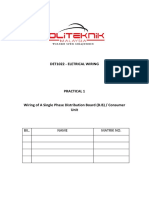 Det1022 - Eletrical Wiring: Bil. Name Matrik No