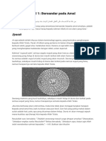 Al-Hikam Pasal 1 - Bersandar Pada Amal PDF