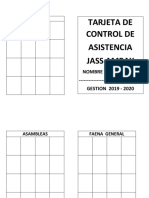 Tarjeta de Control