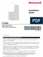 Installation Guide: Wireless Indoor Sensor Capteur D'intérieur Sans Fil Sensor Inalámbrico para Interiores