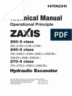 ZX200-3 To 280LC-3 Technical Manual (Operational Principle) (T
