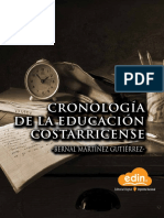 Cronologia de La Educacion Costarricense Edincr