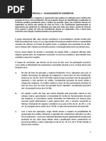 IBDT - Curso de Especialização - Provas 1 - Planejamento Indiretos