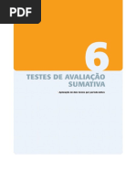 Testes de Avaliação Sumativa