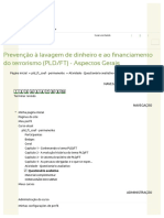 Prevenção à lavagem de dinheiro e ao financiamento do terrorismo