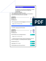 Problem 4.1 Emaline Returns: Assumptions Value