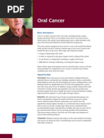 Oral Cancer: Basic Description