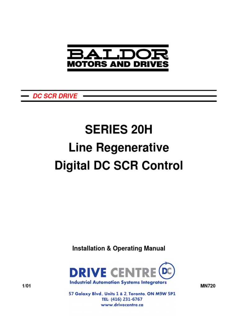 Baldor 20H Series Manual PDF Electrical Impedance Capacitor