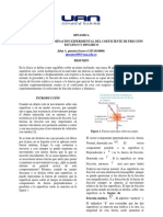 Informe de Laboratorio de Friccion