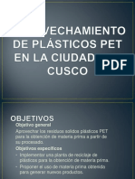 Aprovechamiento de Plásticos Pet