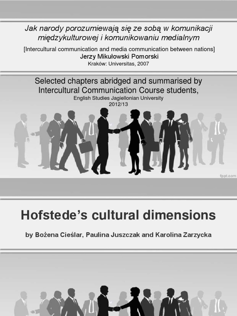 Hofstede's Cultural Dimensions: An Analysis