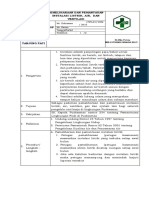 8.5.1.2 Sop Pemeliharaan Dan Pemantauan Instalasi Listrik, Air, Ventilasi Dan Gas