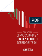 Catalogo de Apoyos Gobierno Federal