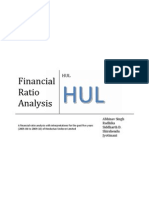 HUL Ratio Analysis