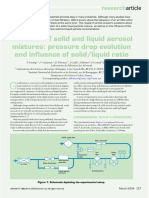 Filtration of Solid and Liquid Aerosol Mixtures: Pressure Drop Evolution and Influence of Solid/liquid Ratio