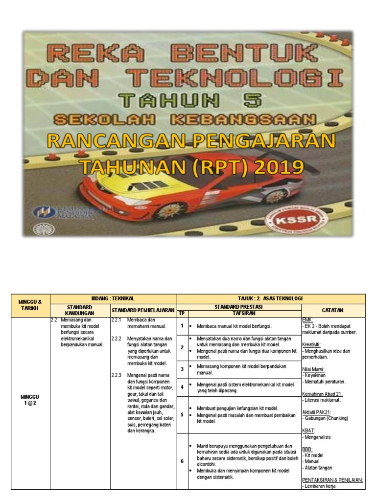 Rpt Rbt T5 2019 Pdf