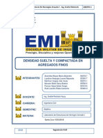 Densidad Suelta y Compactada en Agregados Finos - Grupo 4