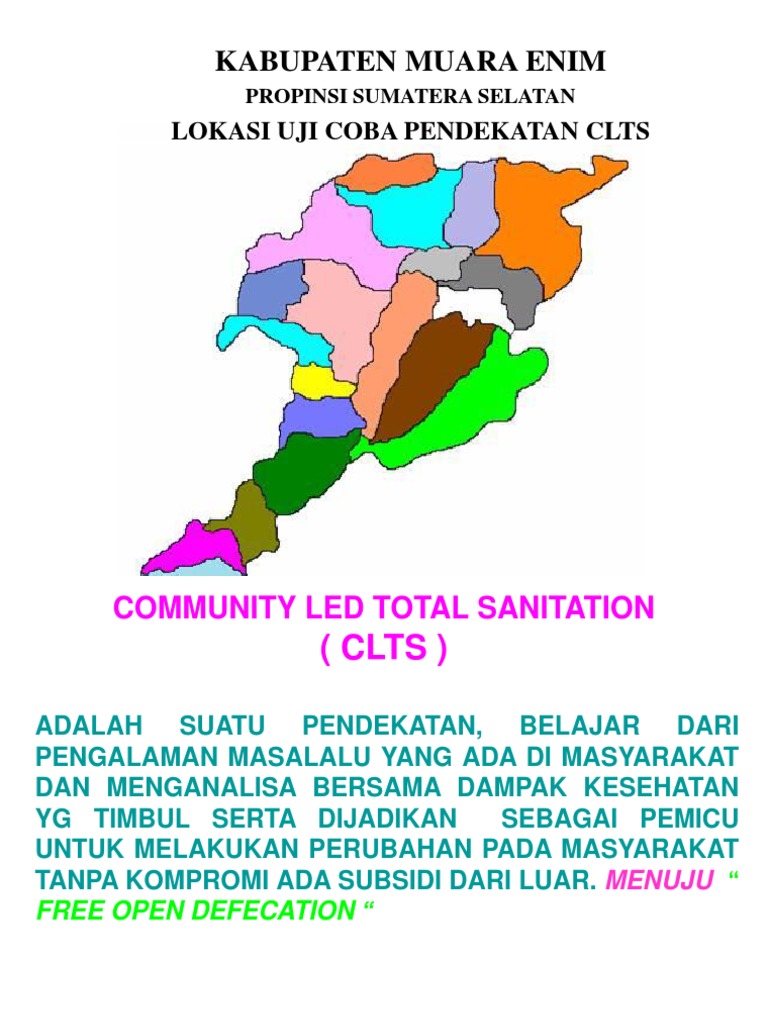  Kabupaten  Muara  Enim  Lokasi Uji Coba Pendekatan Clts