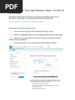 How To Explore "Fiori Apps Reference Library" For SAP S/4 HANA Apps