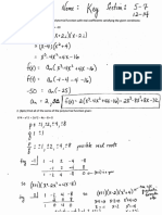 3 4 and 2i Are Zeros F (-1) - 50