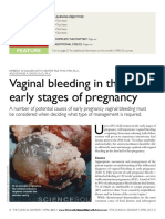 CME CE: Vaginal Bleeding in The Early Stages of Pregnancy
