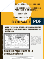 Mapa tectónico de dorsales meso-oceánicas