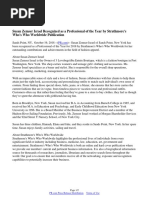 Susan Zemser Israel Recognized as a Professional of the Year by Strathmore's Who's Who Worldwide Publication