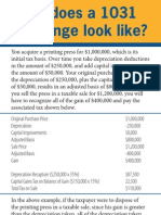 1031 Exchange - Printing Equipment Example