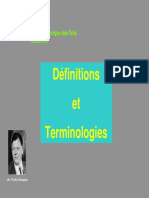 Definitions Et Terminologies