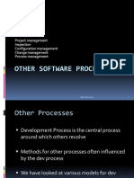 Other Software Processes: Project Management Inspection Configuration Management Change Management Process Management