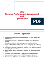 GSM Network Performance Management and Optimisation