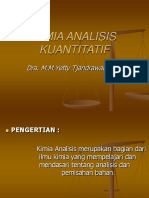 Kimia Analisis Kuantitatif