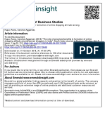 South Asian Journal of Business Studies: Article Information