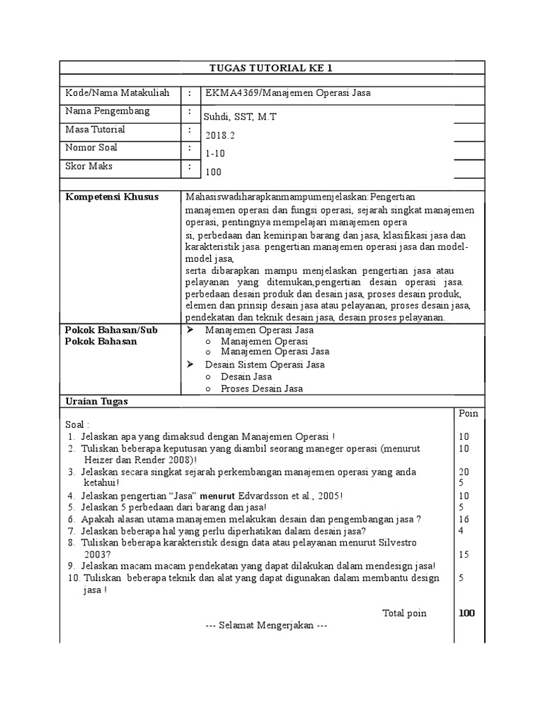 Tugas Tutorial Ke 1 Doc