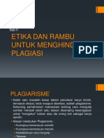 Etika Dan Rambu Untuk Menghindari Plagiasi