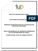 Nuevo Paradigma en Las Teorías de Aprendizaje en Las Universidades de Puebla.