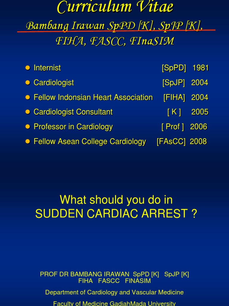 Sudden Cardiac Arrest Response Guide | PDF | Cardiopulmonary ...