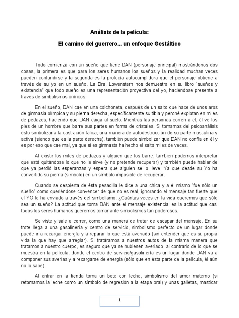 Análisis de La Película El Camino Del Guerrero | PDF | Sócrates ...